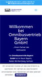 Mobile Screenshot of omnibusvertrieb-bayern.de